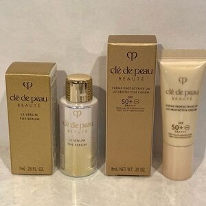Cle de Peau The Serum 7ml + UV Protective Cream 8ml BNIB